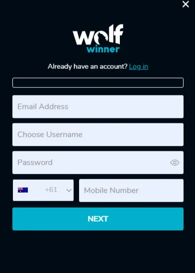 register wolf winner casino